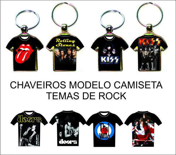 Chaveiros camisetas